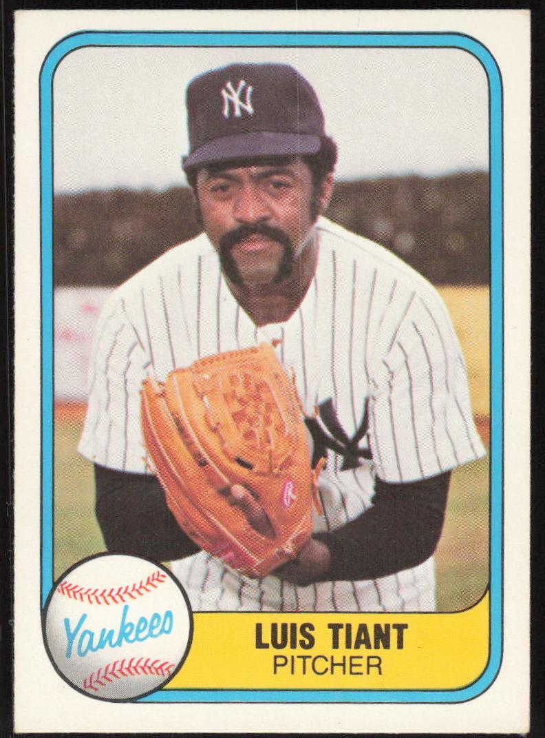 1981 Luis Tiant #82