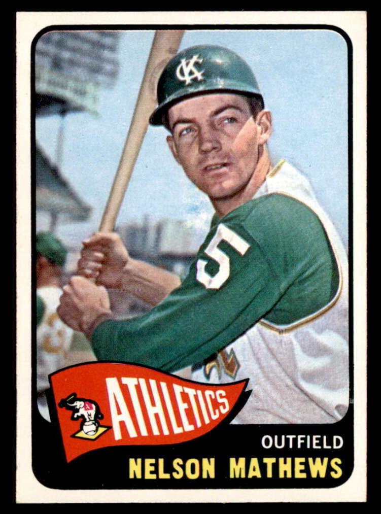 1965 Topps Nelson Mathews #87 card