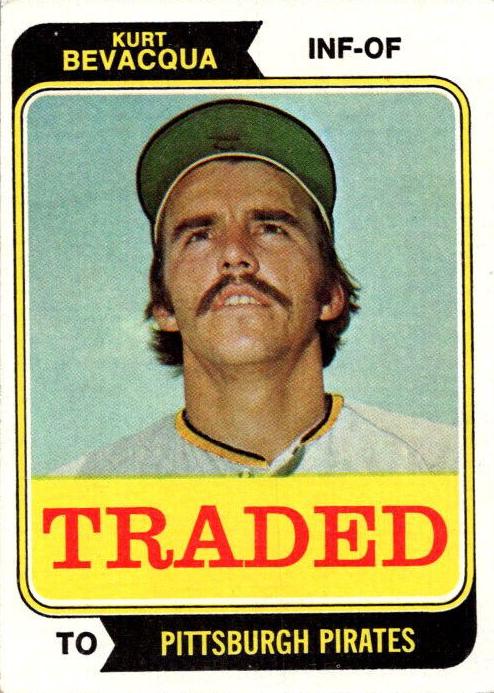 1974 Topps Kurt Bevacqua #454 card