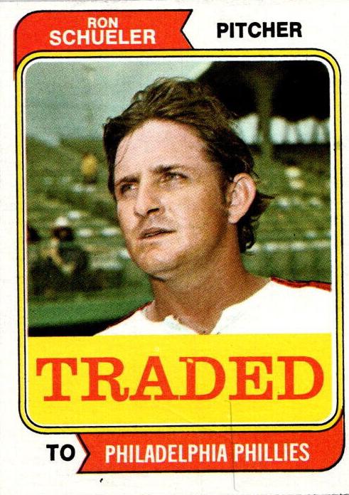1974 Topps Ron Schueler #544 card