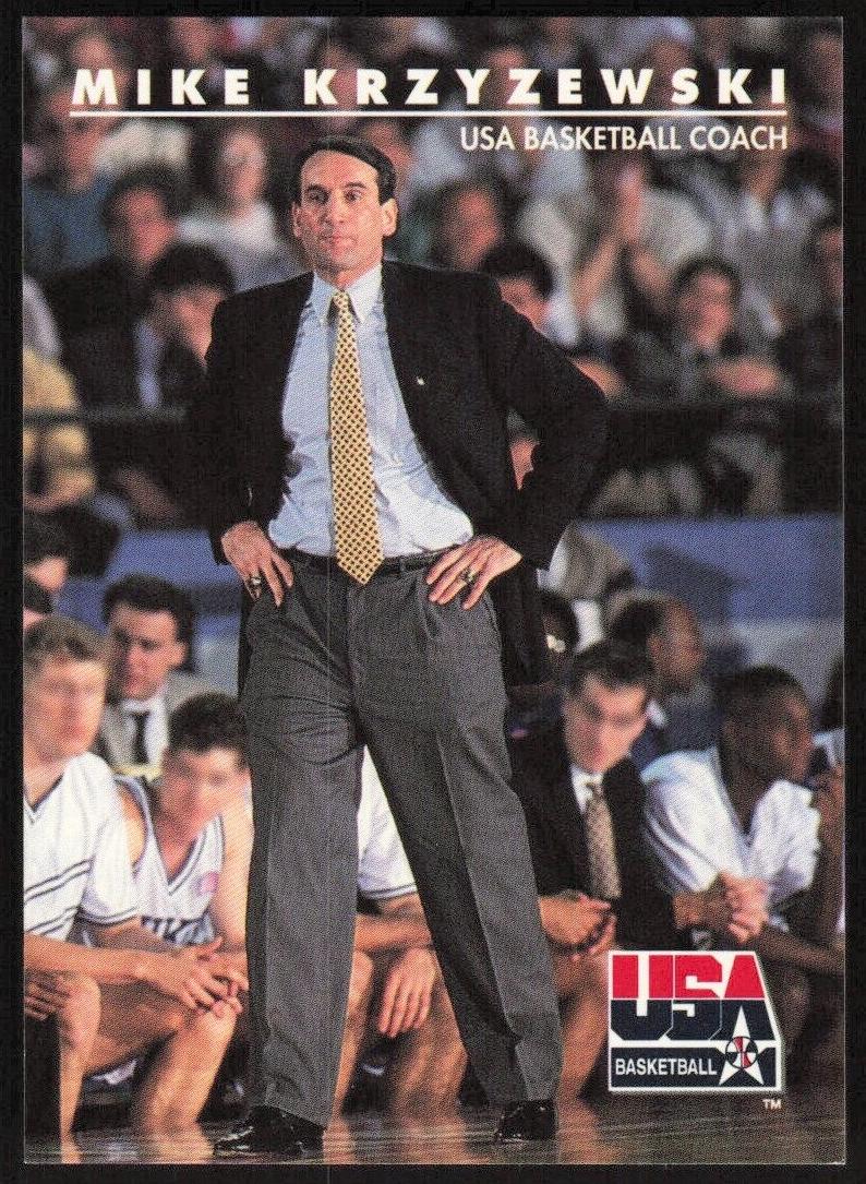 1992 Mike Krzyzewski #95