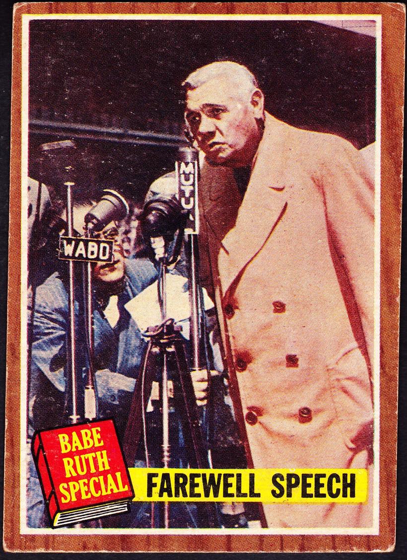 1962 Babe Ruth Special Farewell Speech #144
