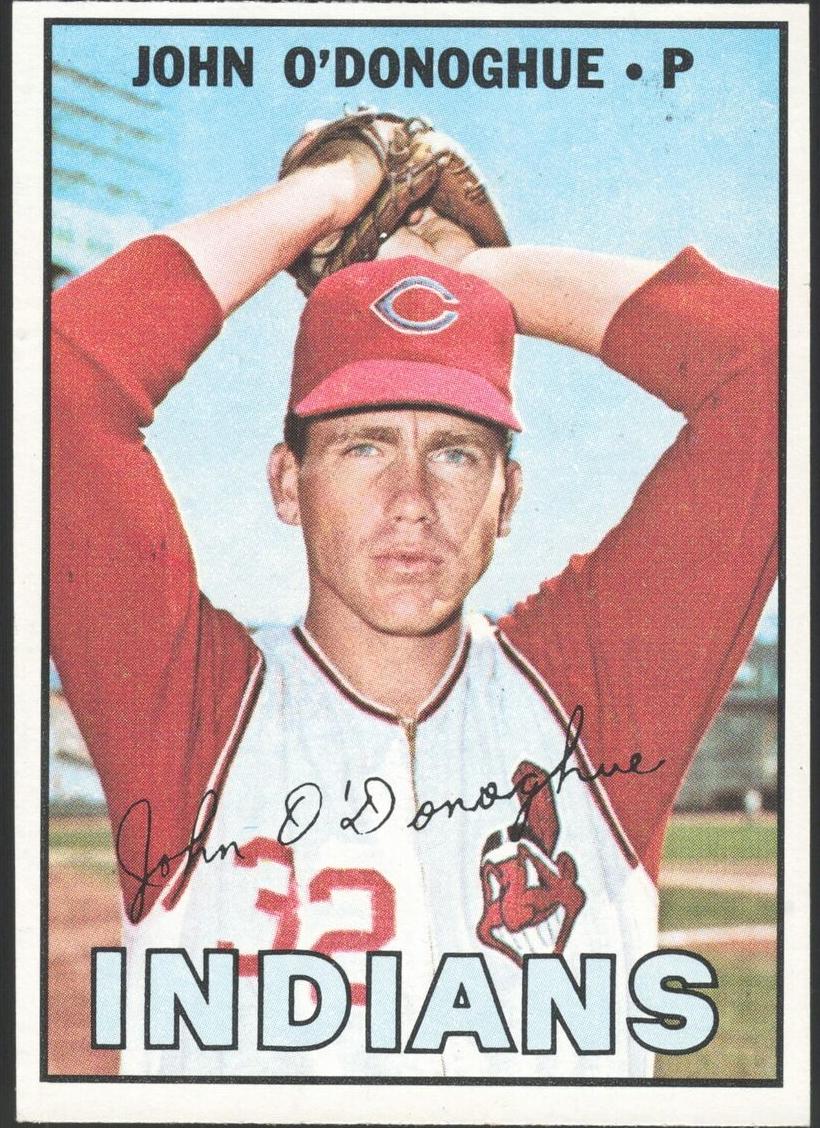 1967 Topps John O'Donoghue #127 card