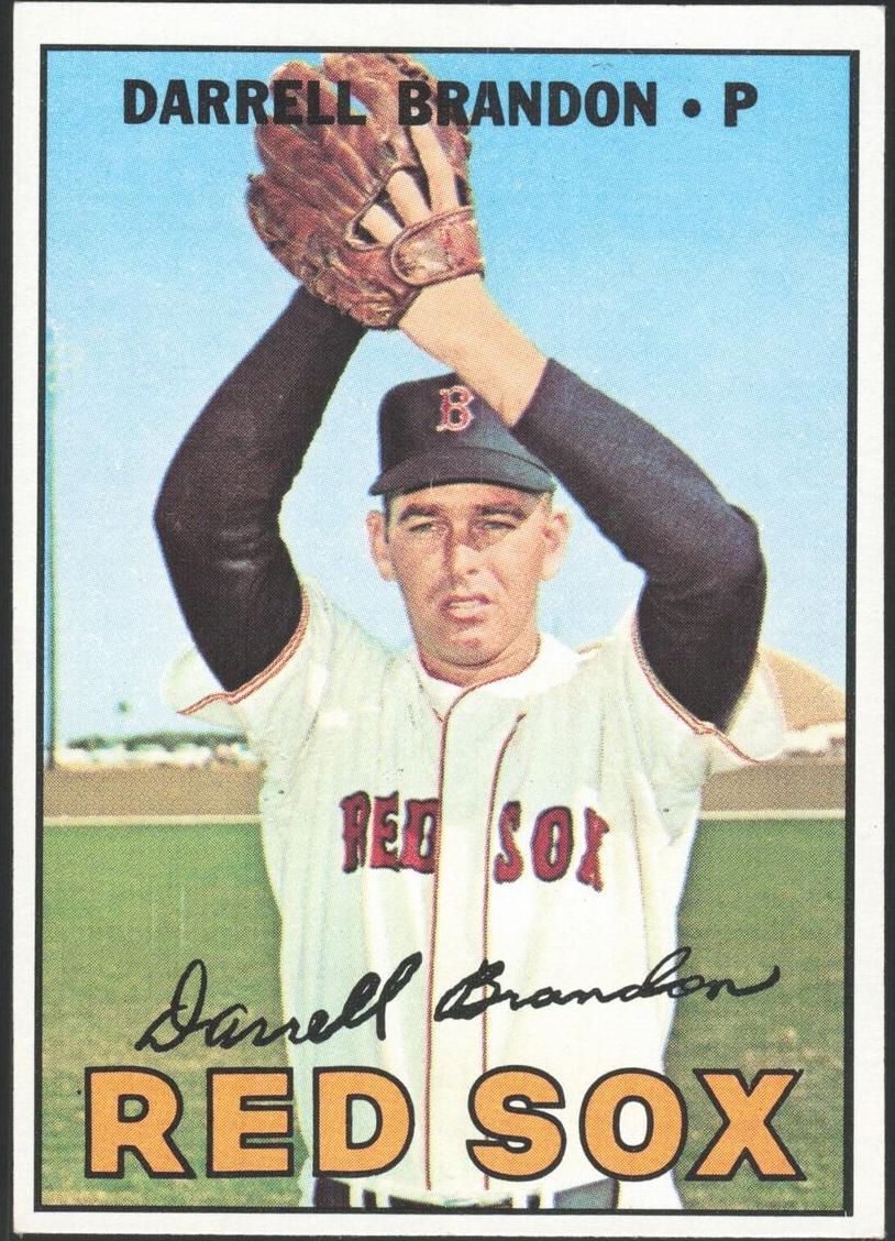 1967 Topps Darrell Brandon #117 card