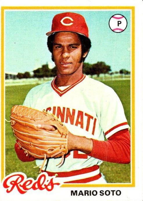 1978 Topps Mario Soto #427 card