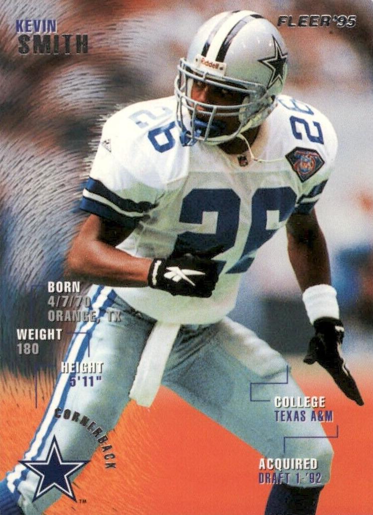 1995 Fleer Kevin Smith #101 card