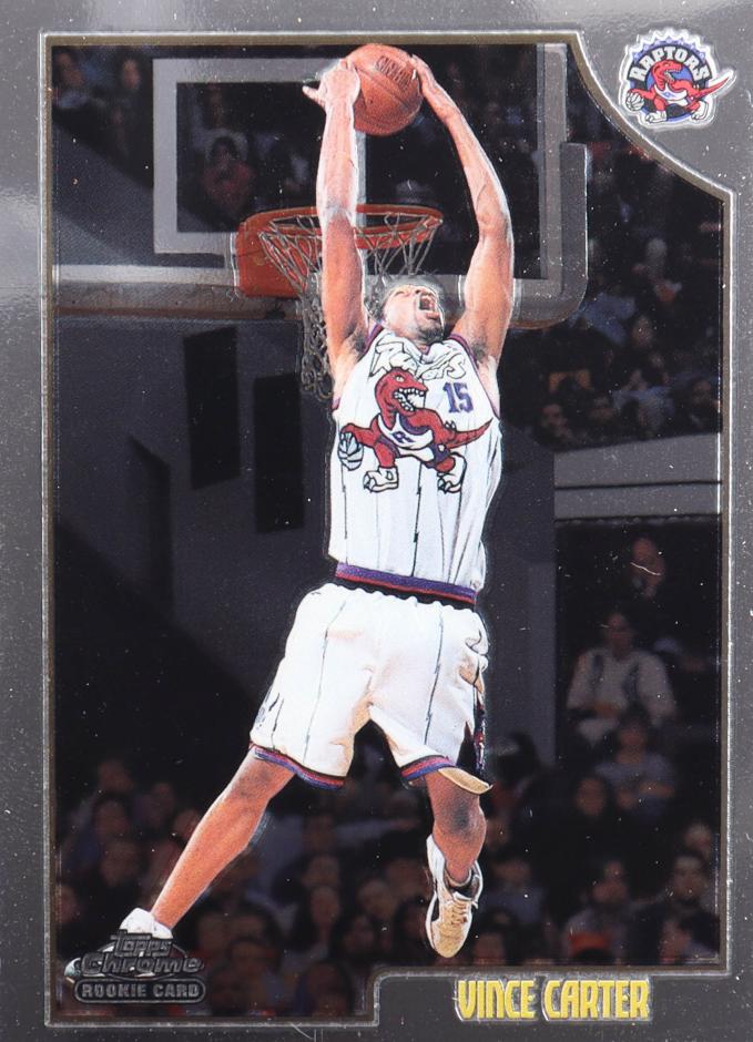 Vince Carter 1998 Topps Chrome Basketball
