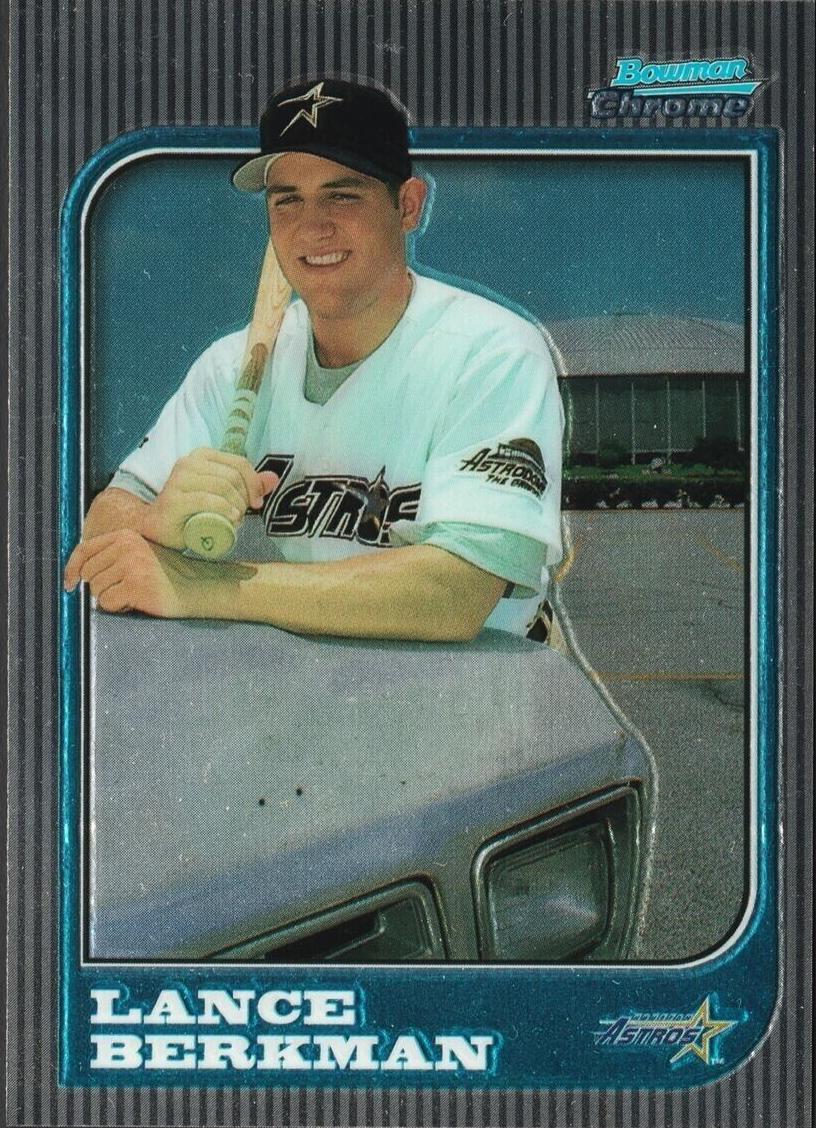 1997 Bowman Chrome Lance Berkman #298 card