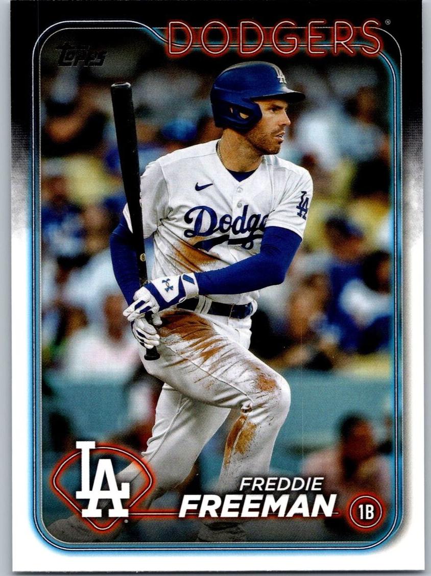 Freddie Freeman 2024 Topps Series 1 card