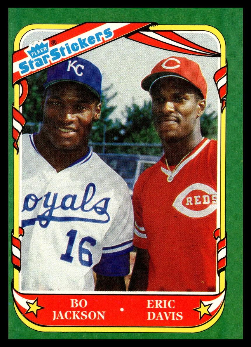 1987 Fleer Star Stickers Bo Jackson #132 card