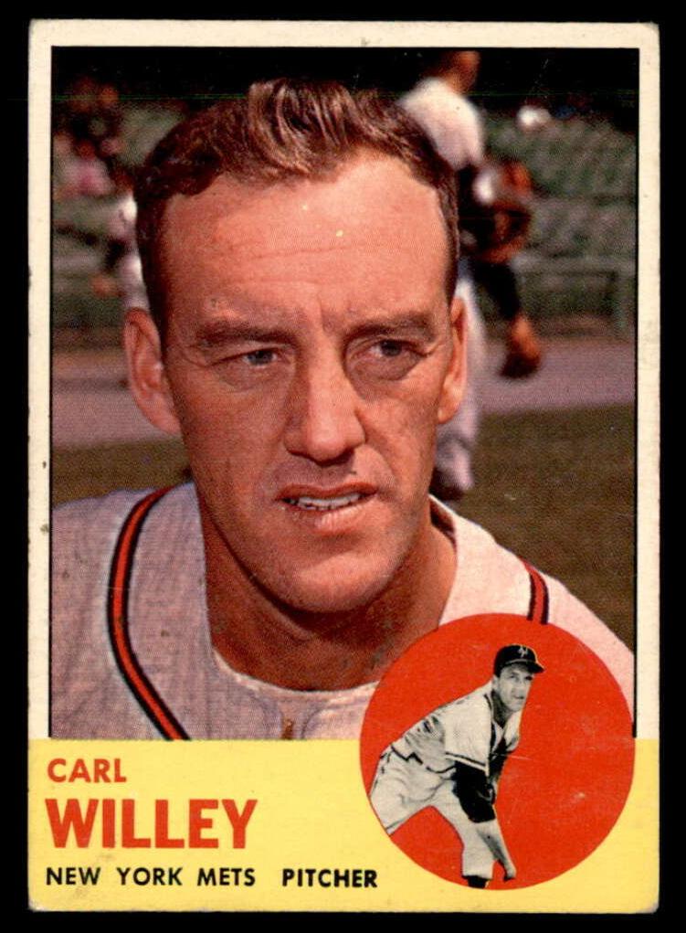 1963 Topps Carl Willey #528 card