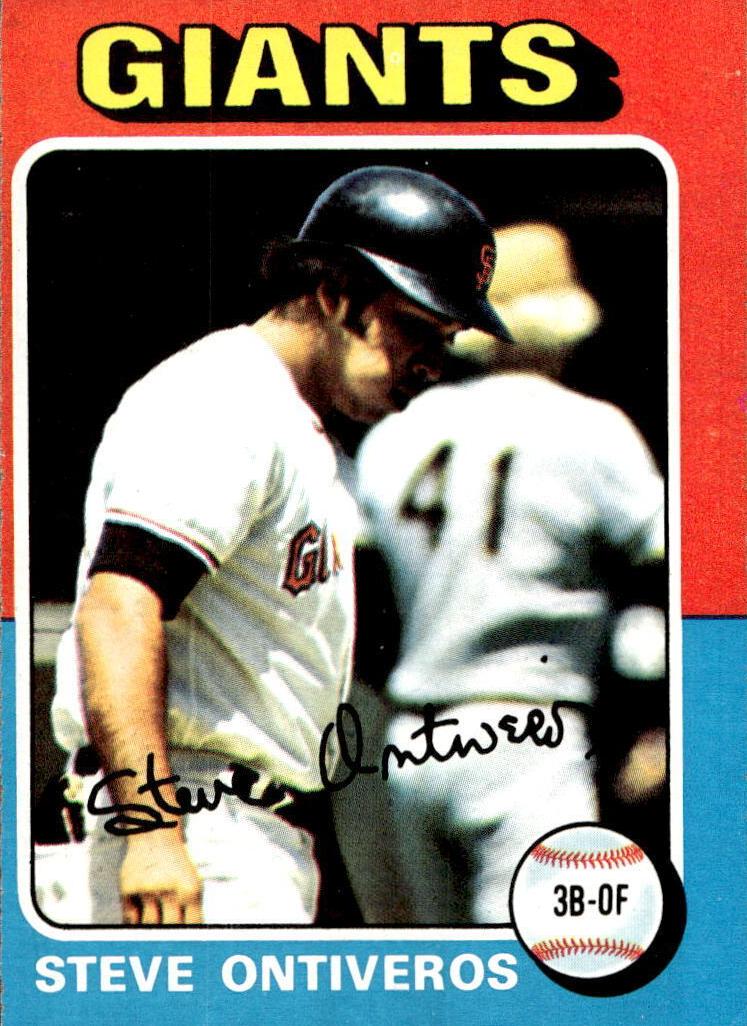 Steve Ontiveros 1975 Topps Baseball