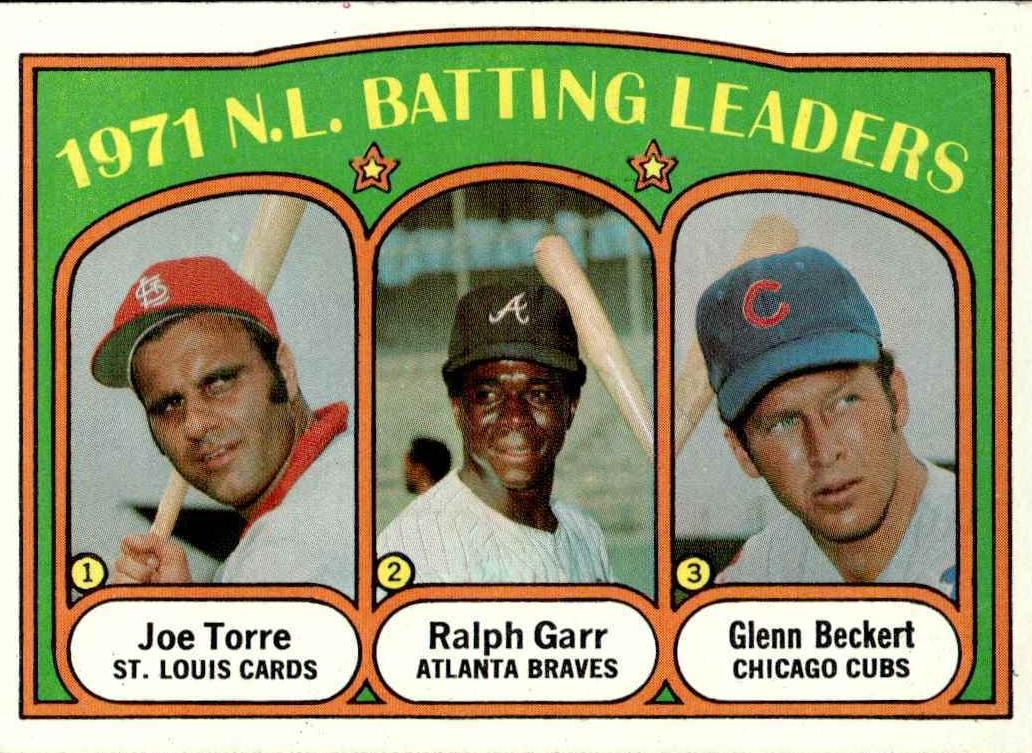 1972 N.L. Batting Leaders #85