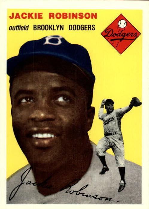 1994 Topps Archives 1954 Reprint Jackie Robinson #10 card