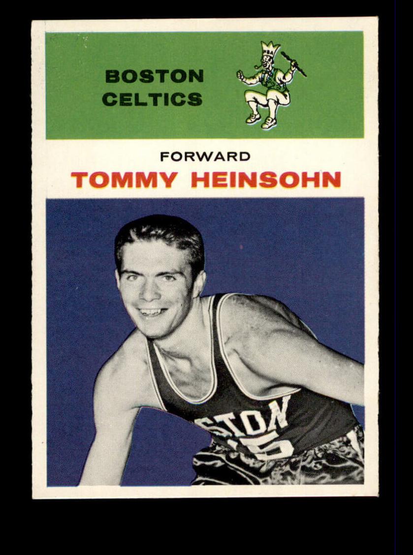 1961 Fleer Tom Heinsohn #19 card