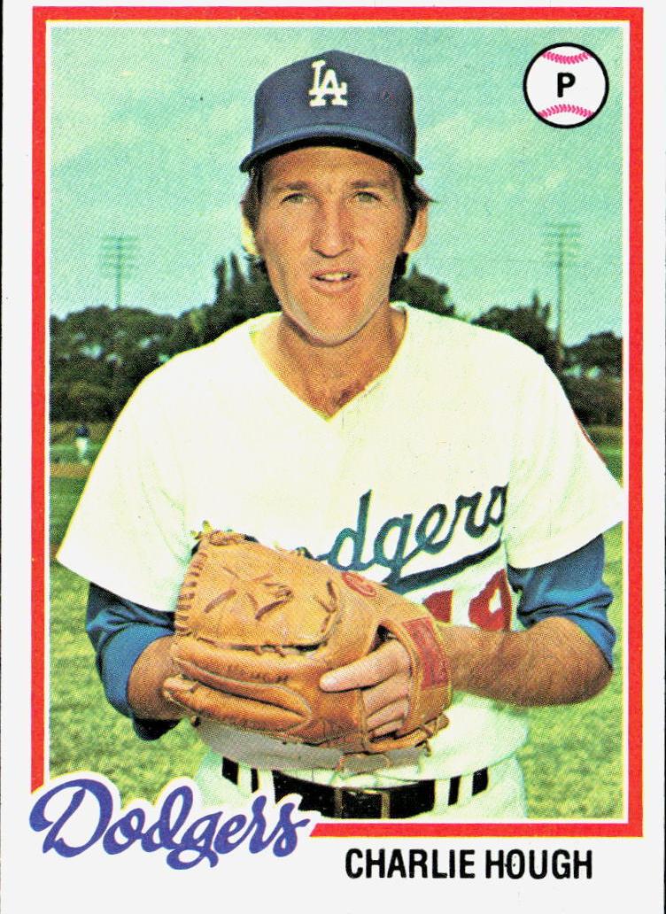 1978 Topps Charlie Hough #22 card