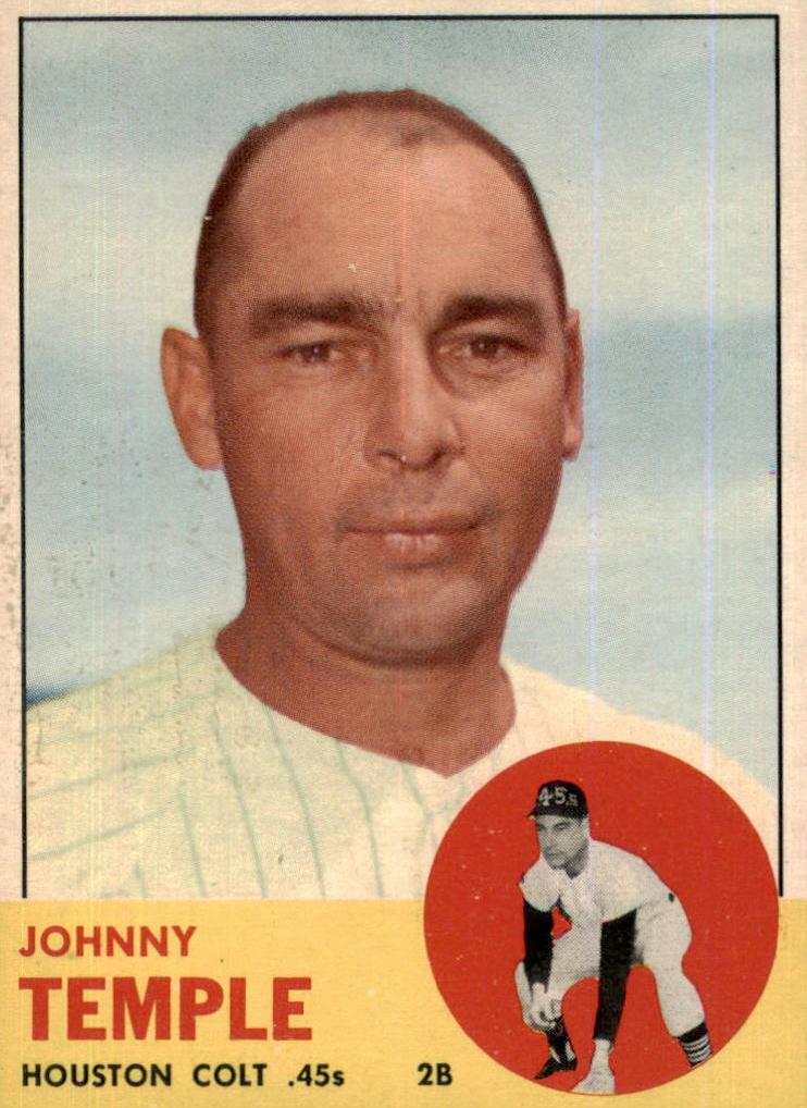 1963 Topps Johnny Temple #576 card