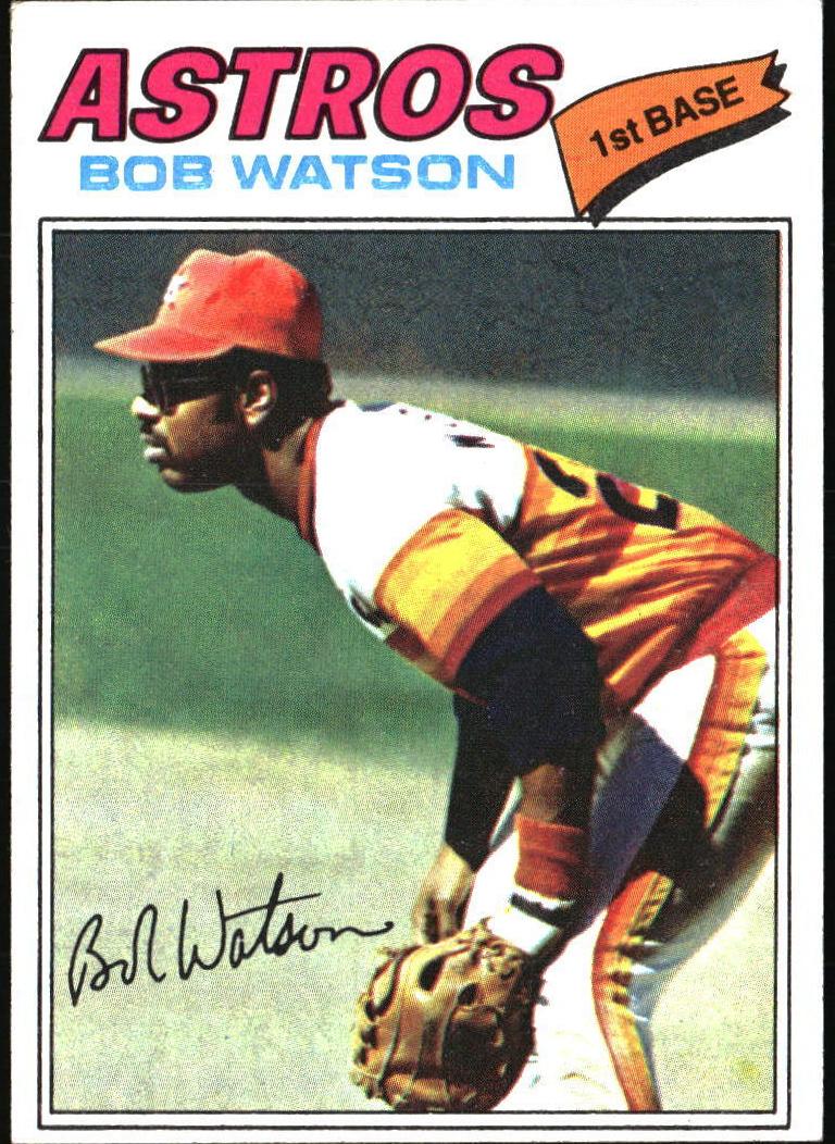 1977 Topps Bob Watson #540 card