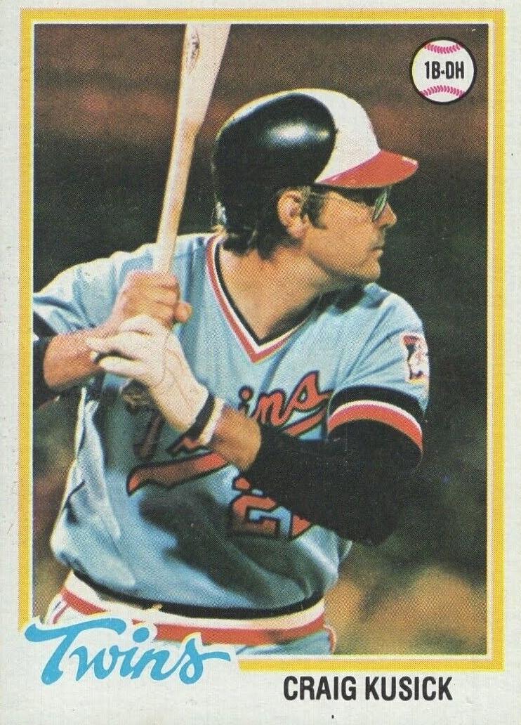 1978 Topps Craig Kusick #137 card