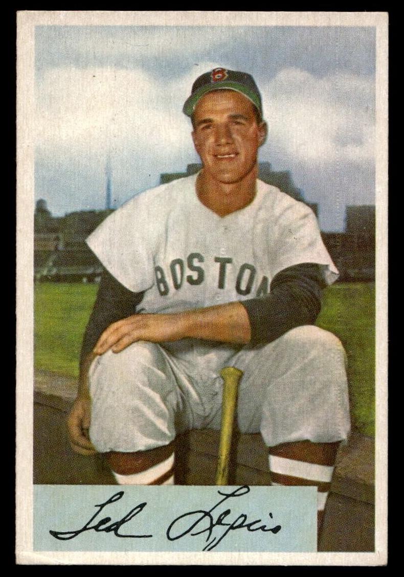 1954 Bowman Ted Lepcio #162 card