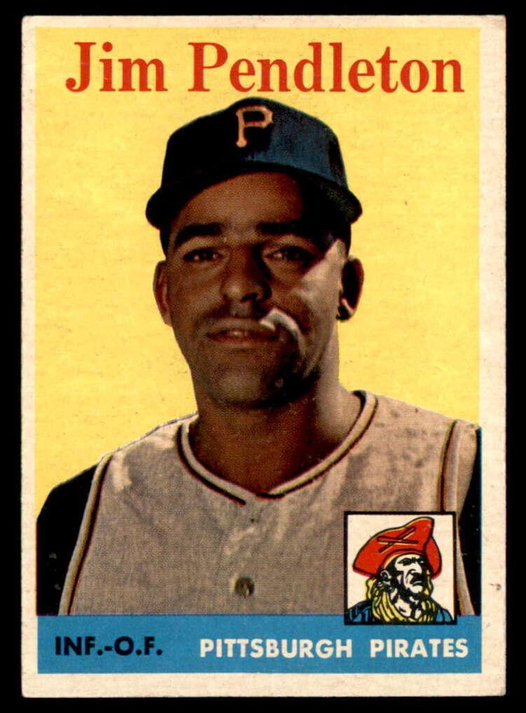1958 Topps Jim Pendleton #104 card