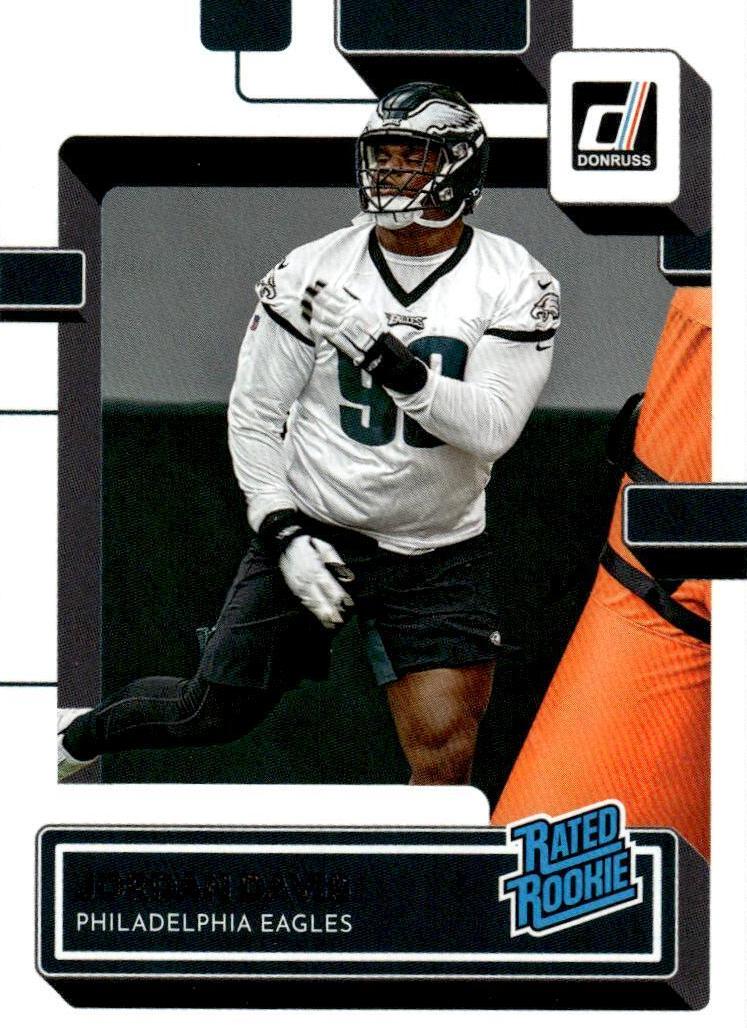 2022 Panini Donruss Jordan Davis #353 card