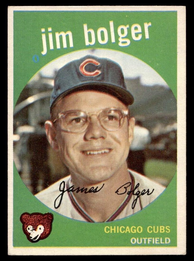 1959 Topps Jim Bolger #29 card