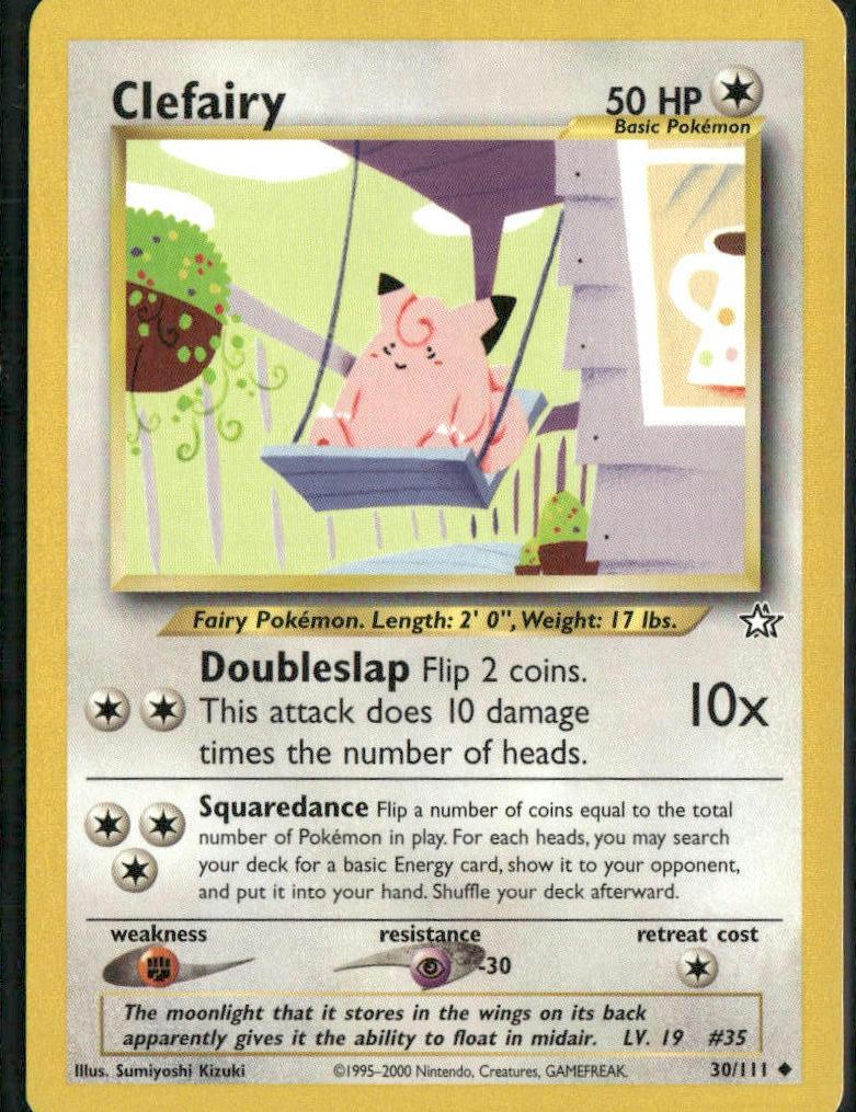 Clefairy 2000 Pokemon Neo Genesis