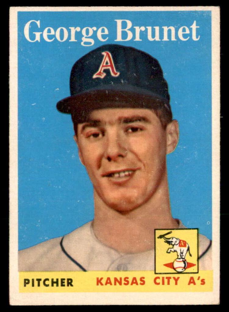 1958 Topps George Brunet #139 card