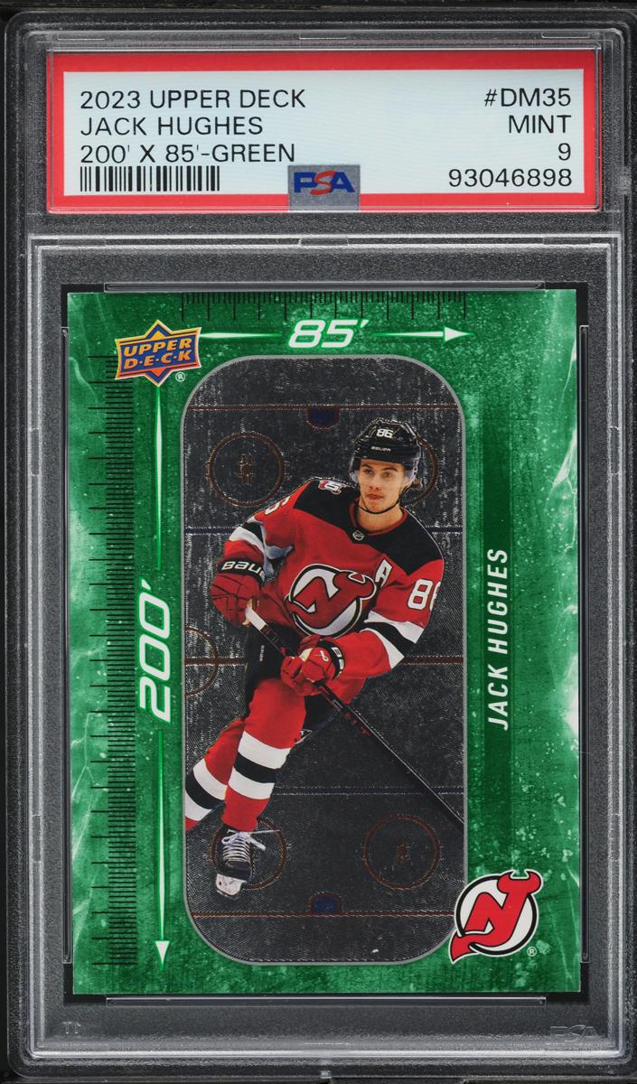 2023 Upper Deck Jack Hughes [Green] #DM-35 card