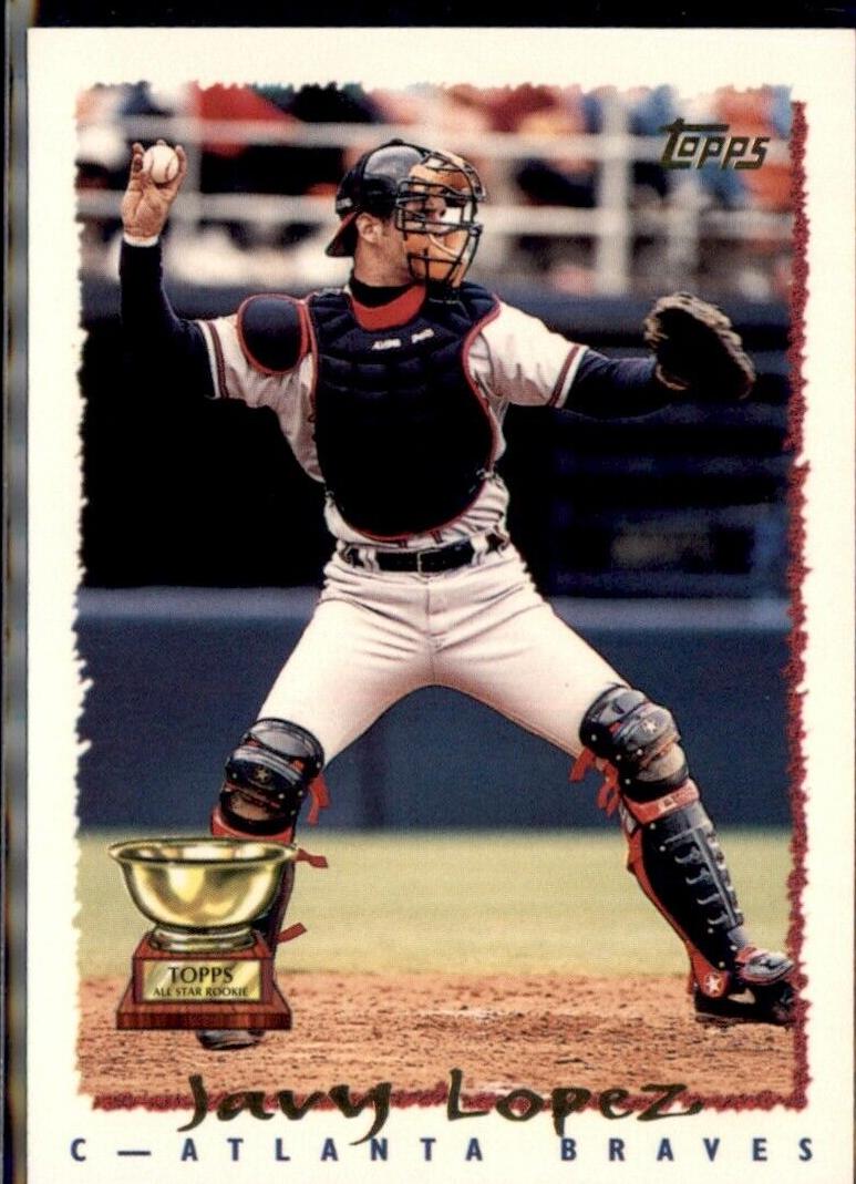 1995 Topps Javy Lopez #567 card