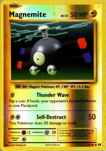 Magnemite 2016 Pokemon XY Evolutions
