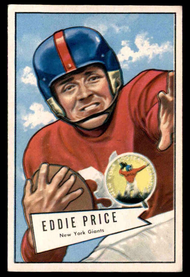 1952 Eddie Price #123