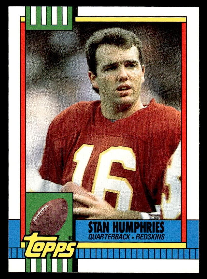 1990 Topps Traded Stan Humphries #71T card