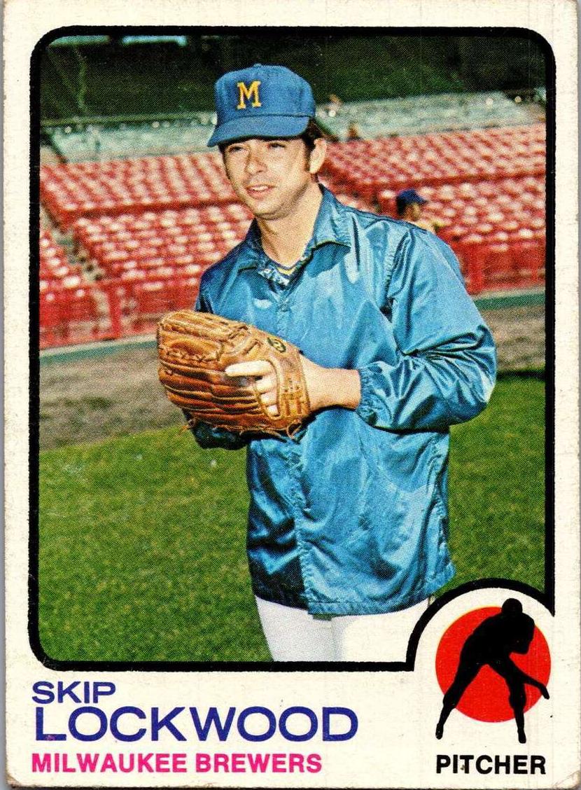 1973 Topps Skip Lockwood #308 card