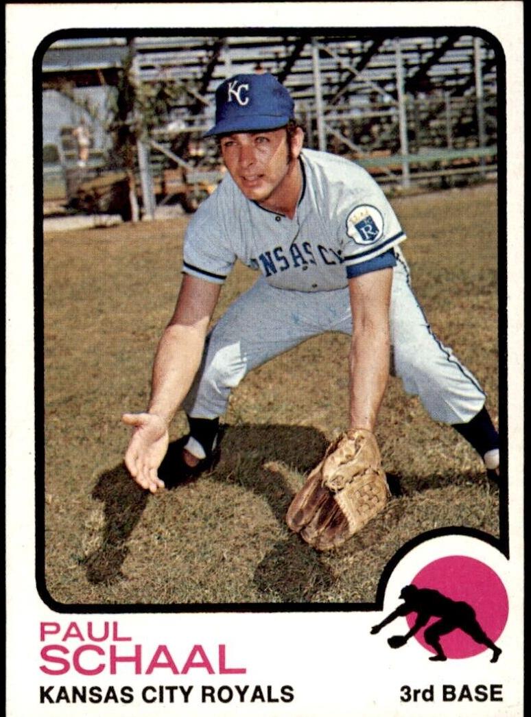 1973 Topps Paul Schaal #416 card