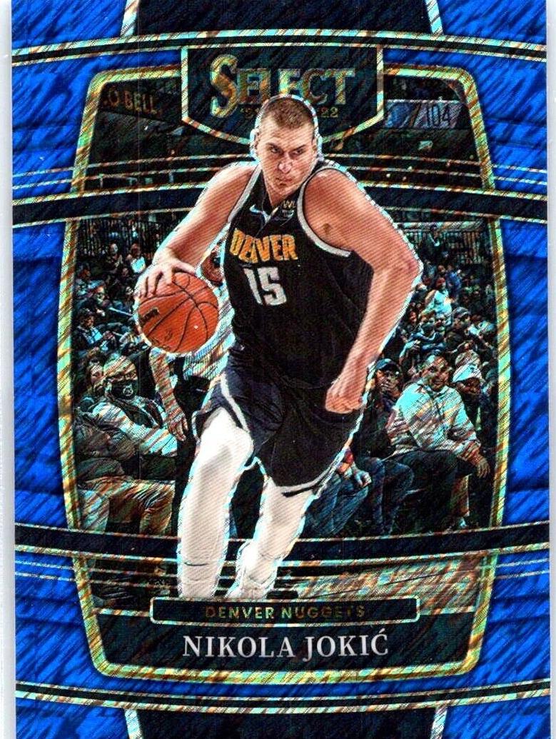 2021 Nikola Jokic [Blue Shimmer] #82