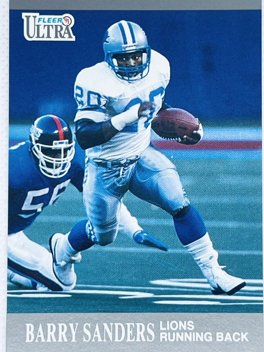 1991 Ultra Barry Sanders #169 card
