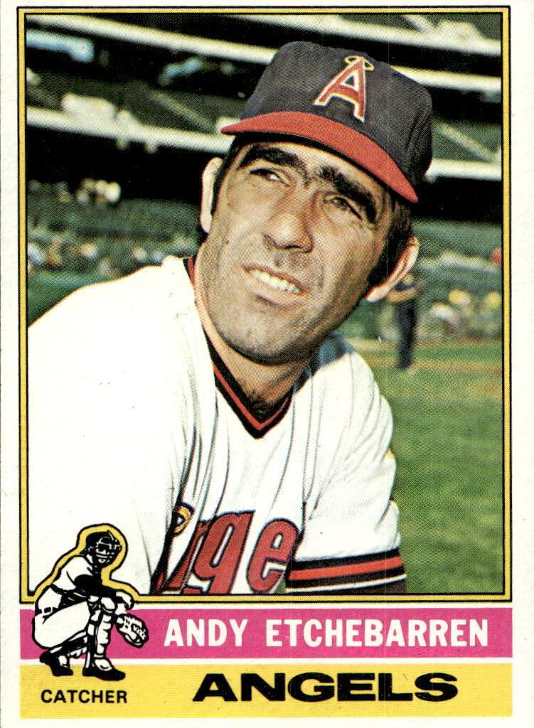 1976 Topps Andy Etchebarren #129 card