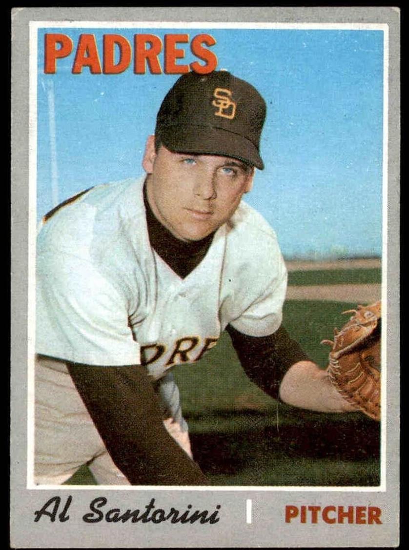 1970 Topps Al Santorini #212 card