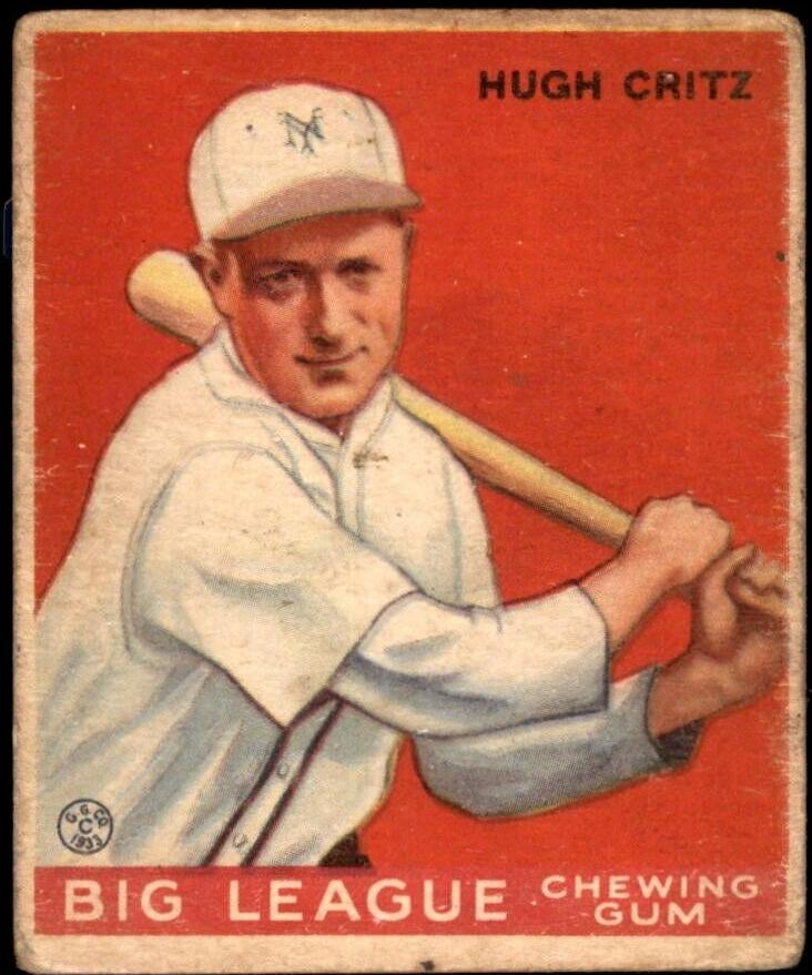 1933 Hugh Critz #3
