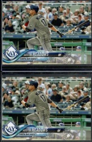 2018 Topps Update Austin Meadows [Gold] #US34 card