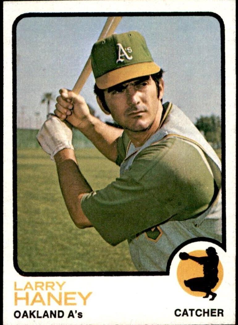 1973 Topps Larry Haney #563 card