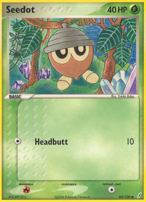 Seedot 2006 Pokemon EX Crystal Guardians