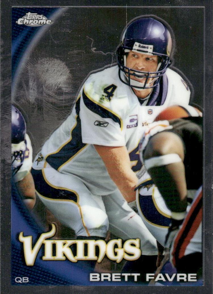 2010 Topps Chrome Brett Favre #C90 card