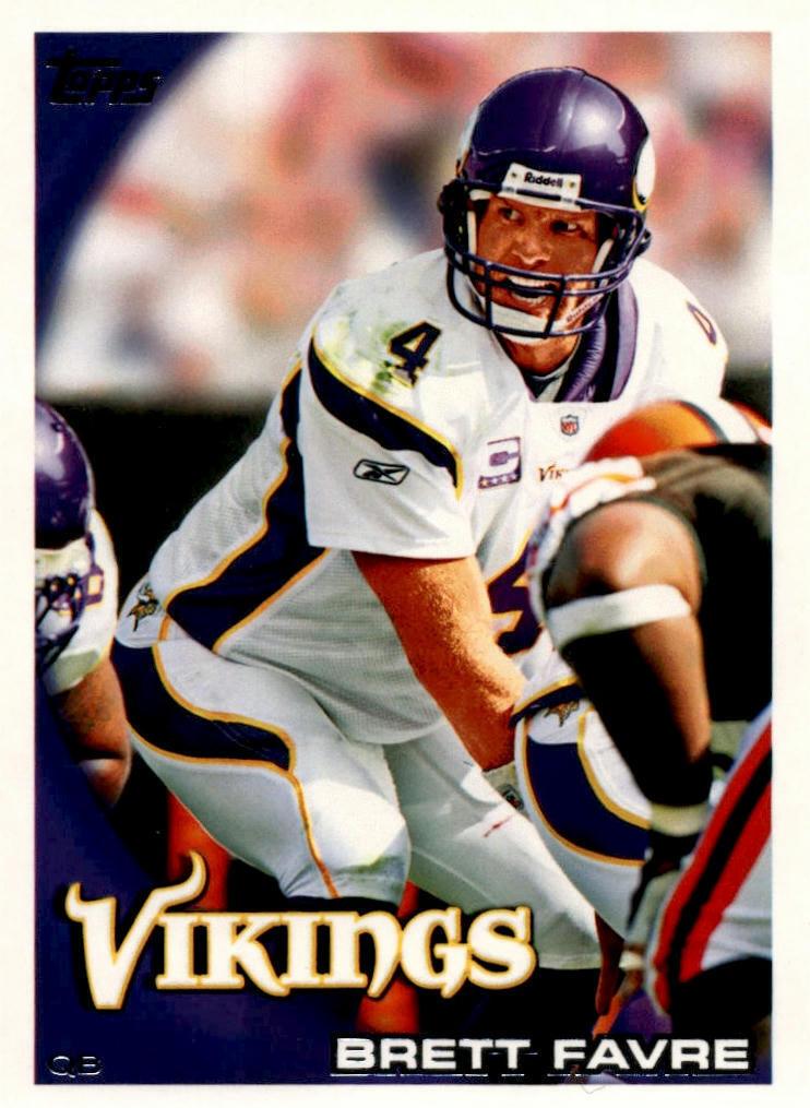 2010 Topps Brett Favre #60 card