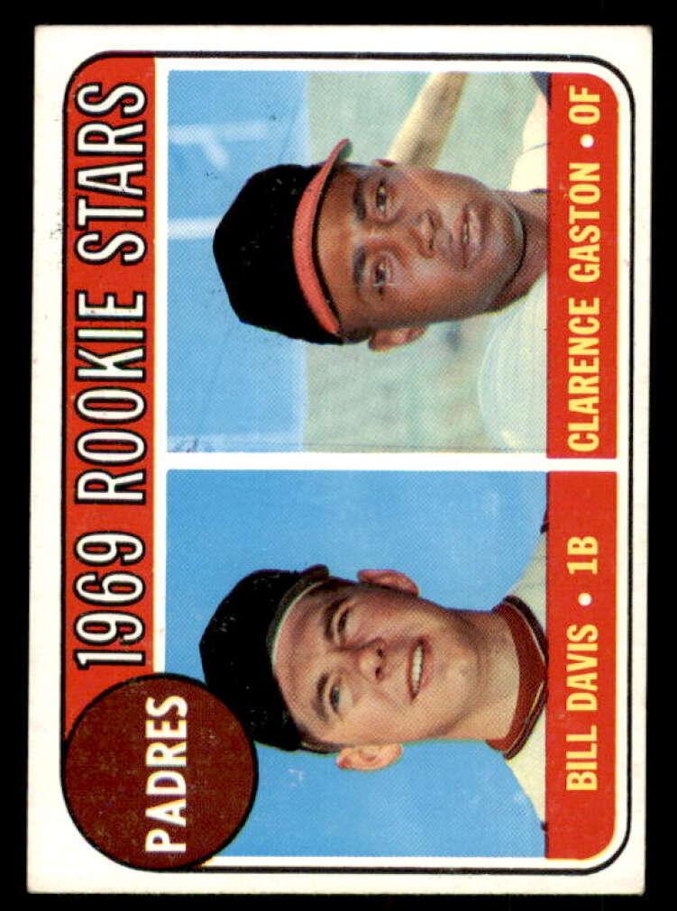 1969 Padres Stars Bill Davis/Clarance Gaston #304