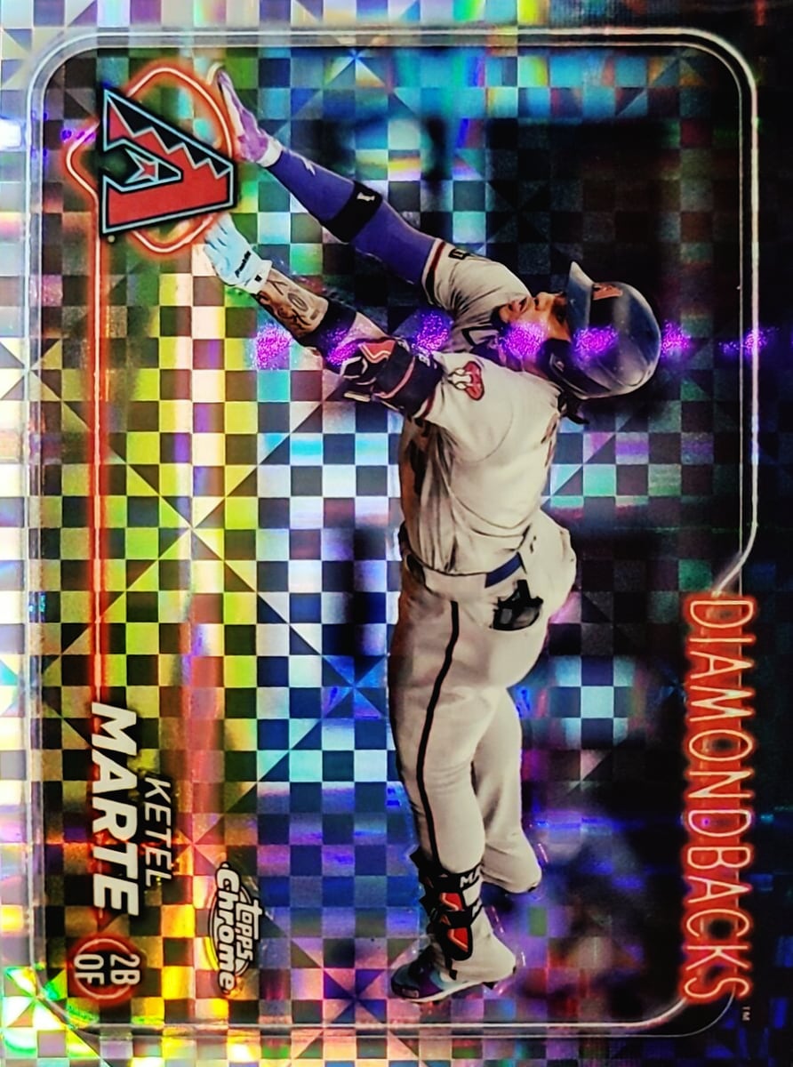 2024 Topps Chrome Baseball Prism Ketel Marte #35