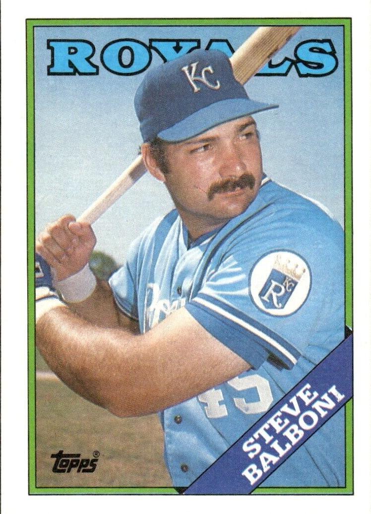 1988 Topps Steve Balboni #638 card