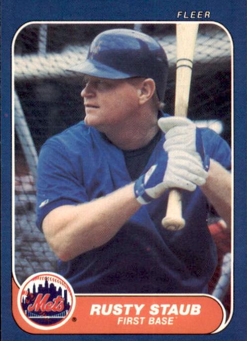 1986 Rusty Staub #95